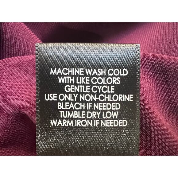 Torrid Womens Plus Size 3 V-Neck Knit Faux Wrap Stretch Short Dress Burgundy Red - Picture 13 of 14